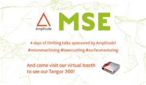 Visual featuring the participation of Amplitude to MSE2020